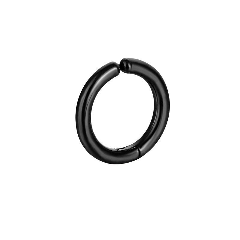 Non-pierced hoop earrings