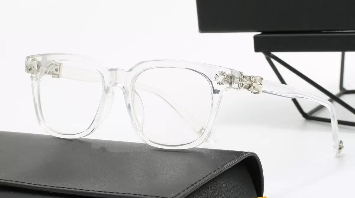 Clear chrome Sunglasses