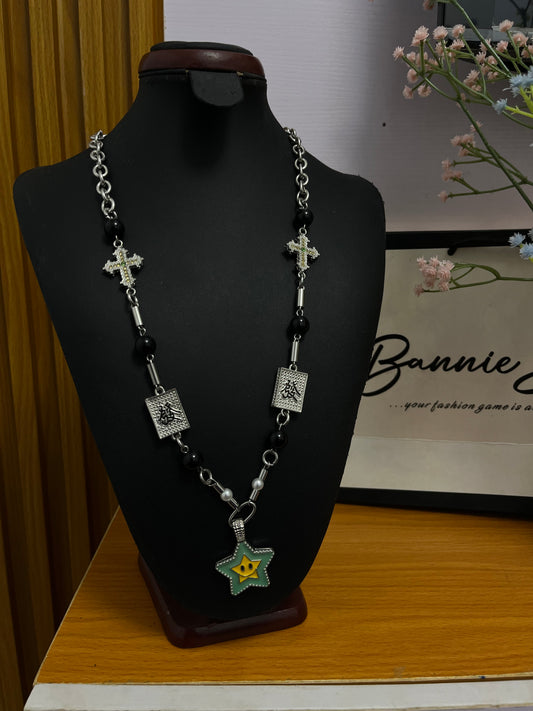 Green pill Necklace ( Type 2)
