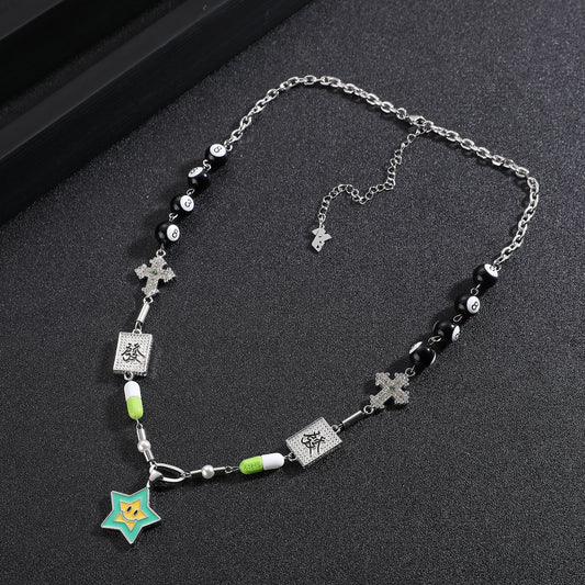 Green pill Necklace (Type 1)