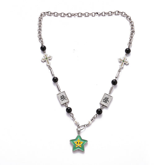 Green pill Necklace ( Type 2)